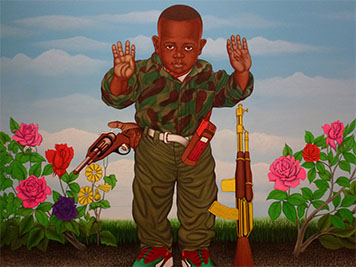 l'art contemporain africain est une expression contemporaine. extrait exposition art-afrique louis vuitton